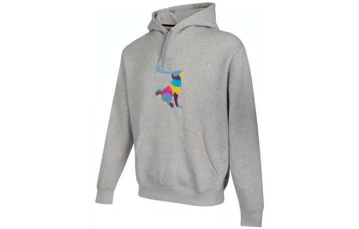 Nike Nike Sweatshirts Men's Gray Hooded Moderate Regular