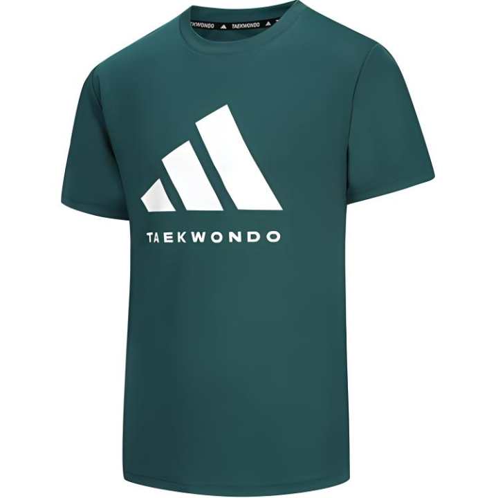 Adidas Adidas T Shirts Men's Green Crew Neck Moderate