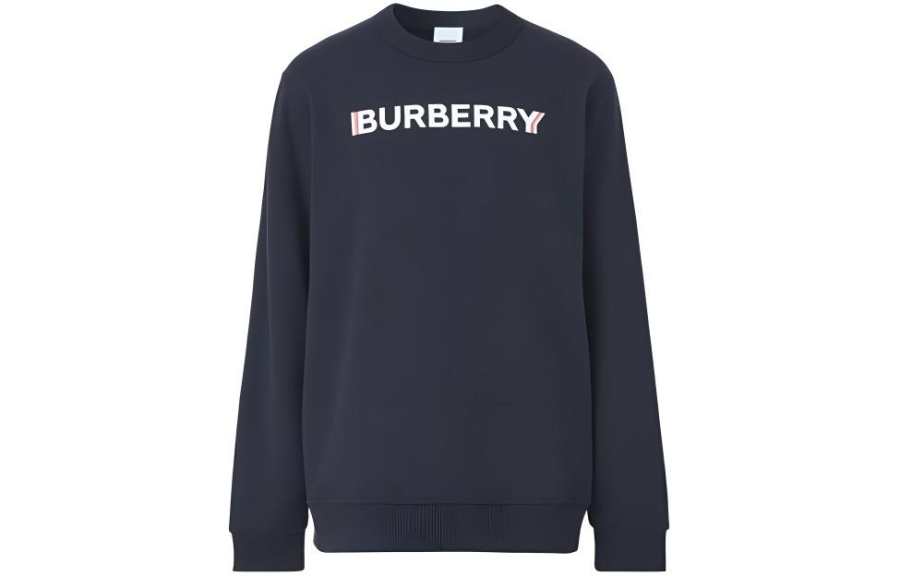 Burberry Logo Print Cotton Sweatshirt