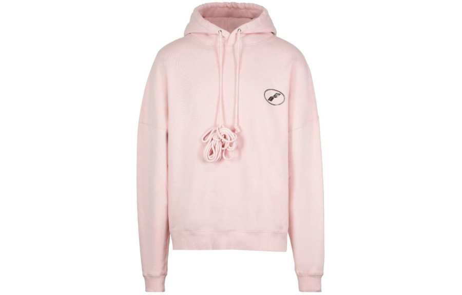 WE11DONE WE11DONE Iridescent Logo Hand Bleached Hoodie