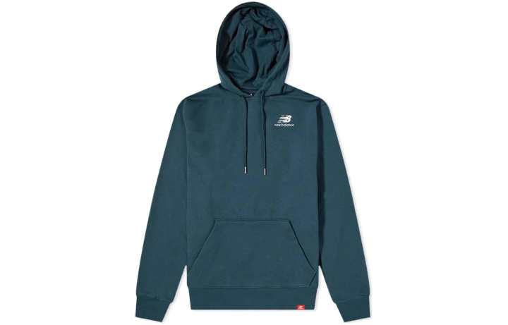 New Balance New Balance Sweatshirts Men's Dark Green Hooded Moderate Regular