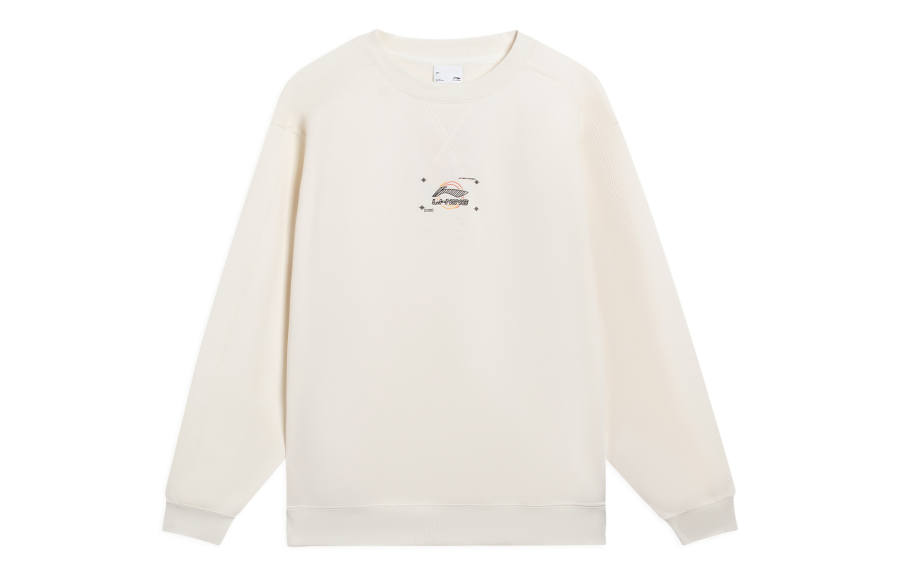 Li-Ning Li Ning Sports Life Collection Sweatshirt Unisex Ecru