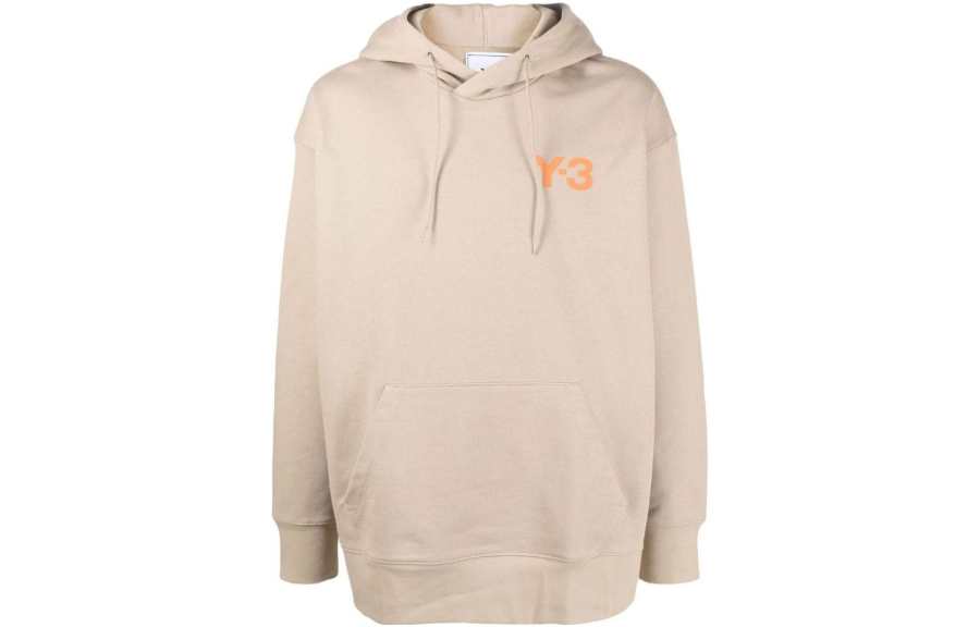 Y-3 Y 3 Sweatshirts Men's Ecru Hooded Moderate Regular