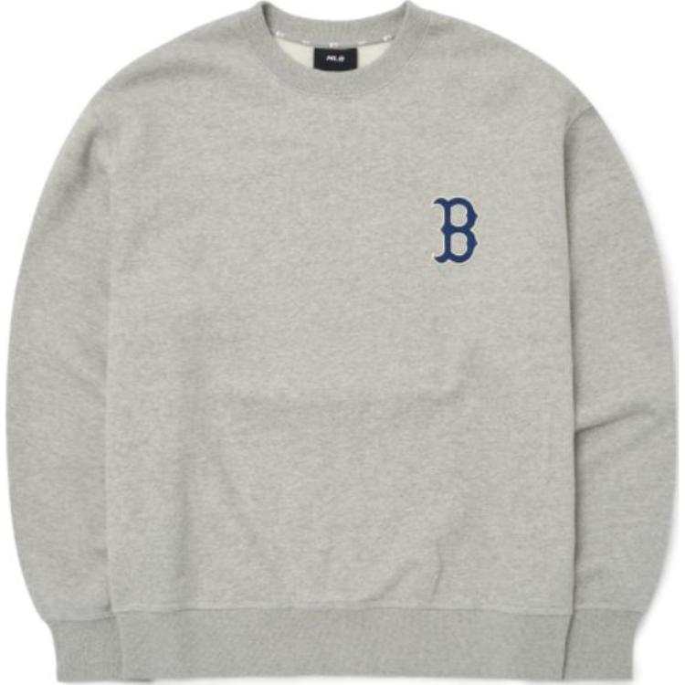 MLB MLB Sweatshirts Unisex Gray Crew Neck Moderate Regular
