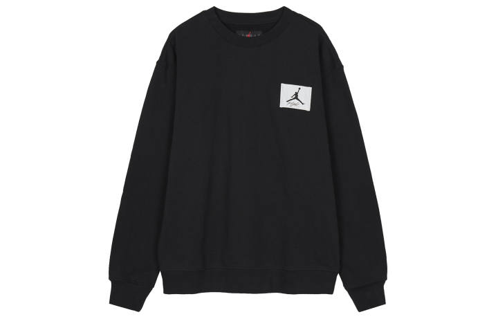 Jordan Jordan ESSENTIALS Sweatshirts Men's Black Crew Neck Thickened Regular