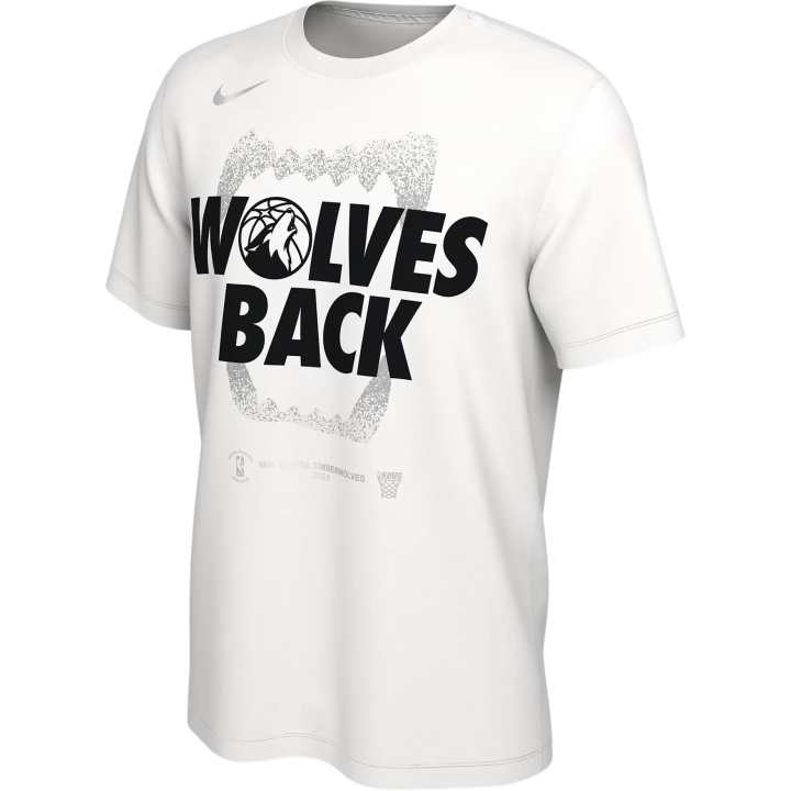 Nike Nike T Shirt Minnesota Timberwolves Men's White