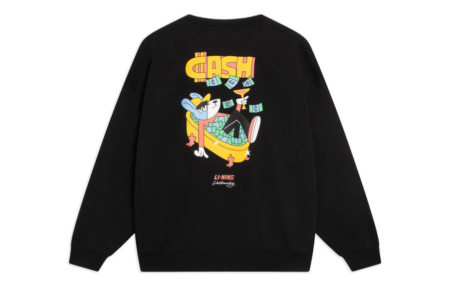 Li-Ning Li Ning Skateboard Sweatshirt Unisex Black
