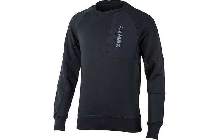 Nike Nike Sweatshirts Men's Black Crew Neck Moderate Regular