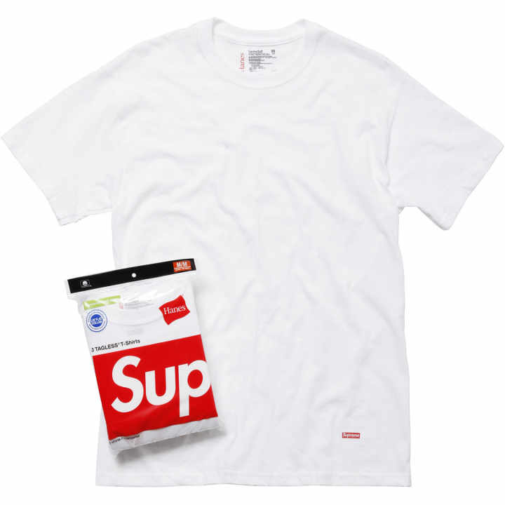 Supreme Supreme X Hanes Tagless Tees 3 Pack