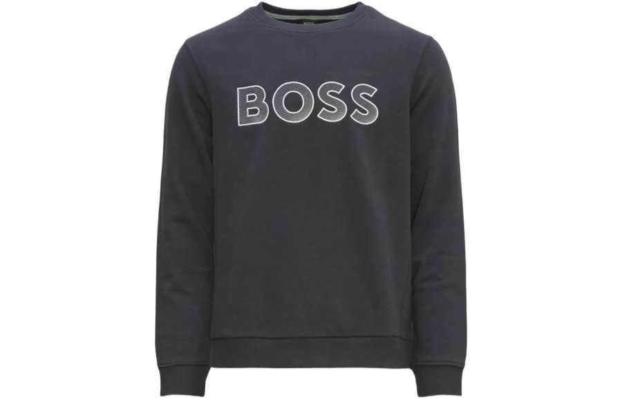 Hugo Boss Salbo logo-embroidered sweatshirt