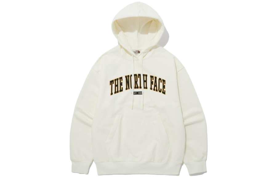 THE NORTH FACE Sweatshirts Unisex Ecru Hooded Moderate Regular