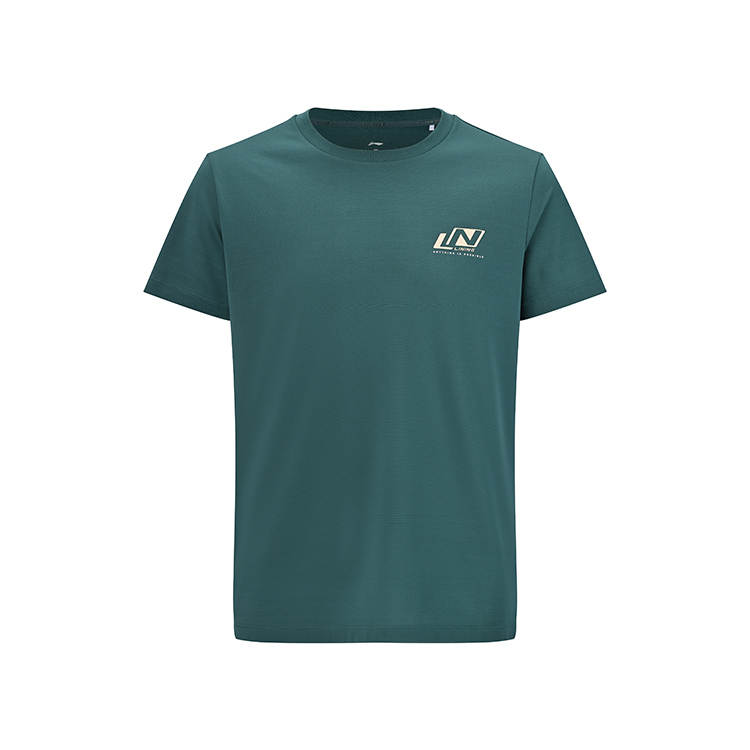 Li-Ning Li Ning Table Tennis Collection T Shirt Unisex Ink Green