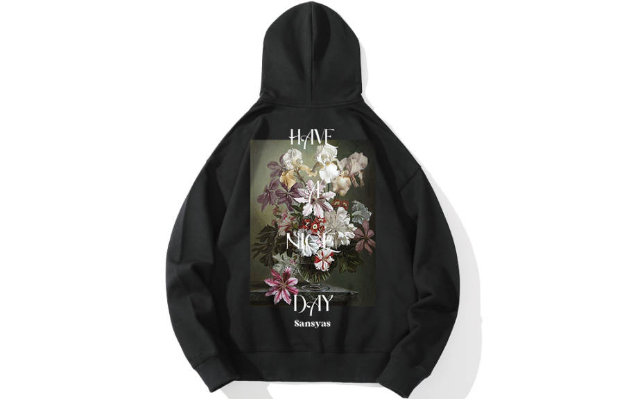 SANSYAS Sweatshirts Unisex Hooded Moderate Regular
