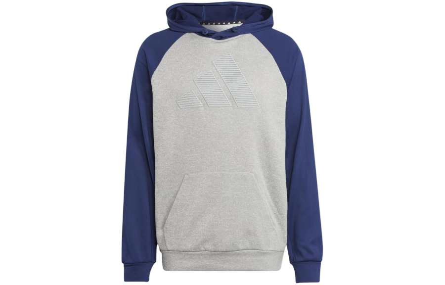 Adidas Adidas Game And Go Big Logo Training Hoodie Sweatshirt Men's Gray
