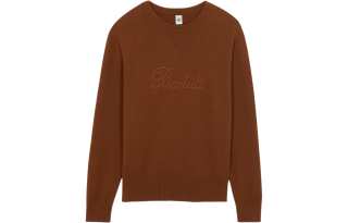 BERLUTI Cashmere Sweater With Thabor Embroidery Sweatshirt Men's Brown