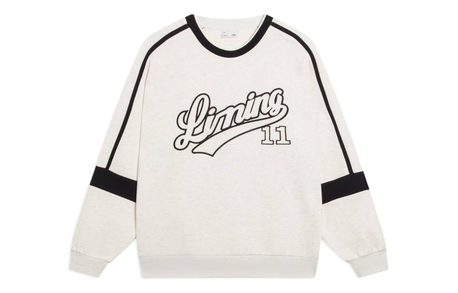 Li-Ning Li Ning Sports Fashion Collection Sweatshirt Unisex Heather Gray Tile Gray