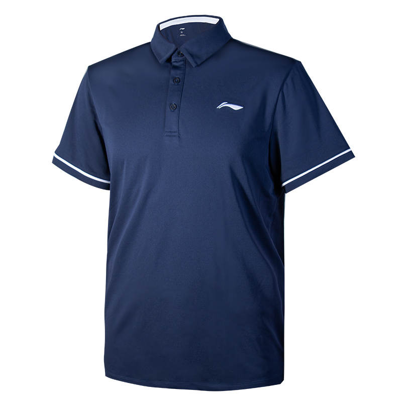 Li-Ning Li Ning T Shirt Unisex Deep Sea Ship Blue