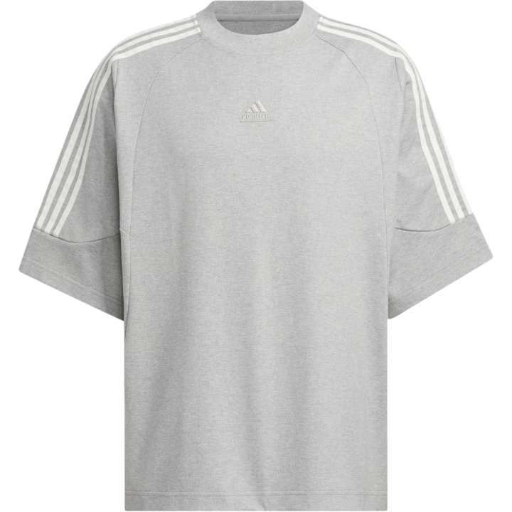 Adidas Adidas Sportlife T Shirt Unisex Medium Heather Gray