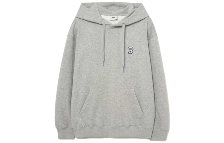 MLB MLB Sweatshirts Unisex Gray Hooded Moderate Regular