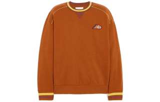 COACH Sweatshirts Men's Caramel Crew Neck Moderate Regular