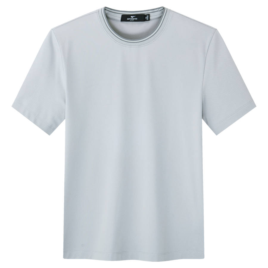 SEPTWOLVES T Shirts Men's Crew Neck Moderate Straight Fit
