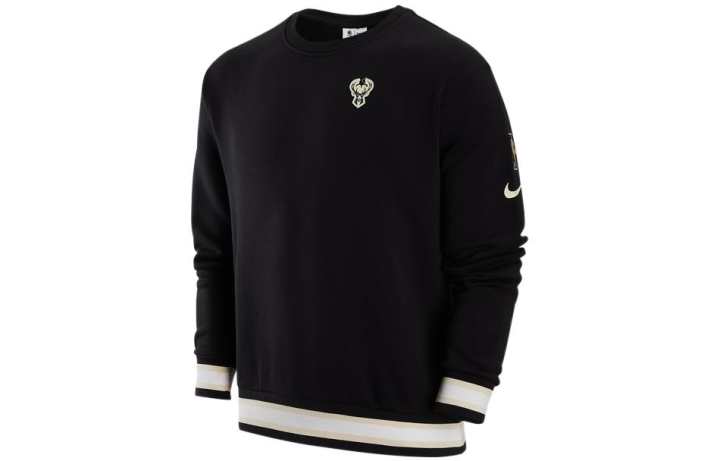 Nike Nike Sweatshirts Men's Black Crew Neck Thickened Regular