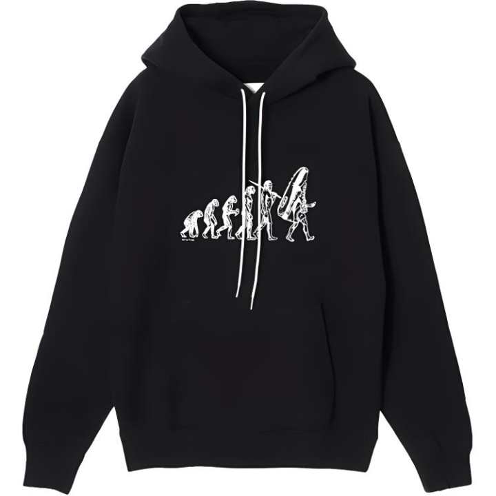Nike Nike Sweatshirts Men's Black Hooded Moderate Regular