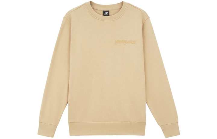 New Balance New Balance Sweatshirts Men's Khaki Crew Neck Moderate Regular
