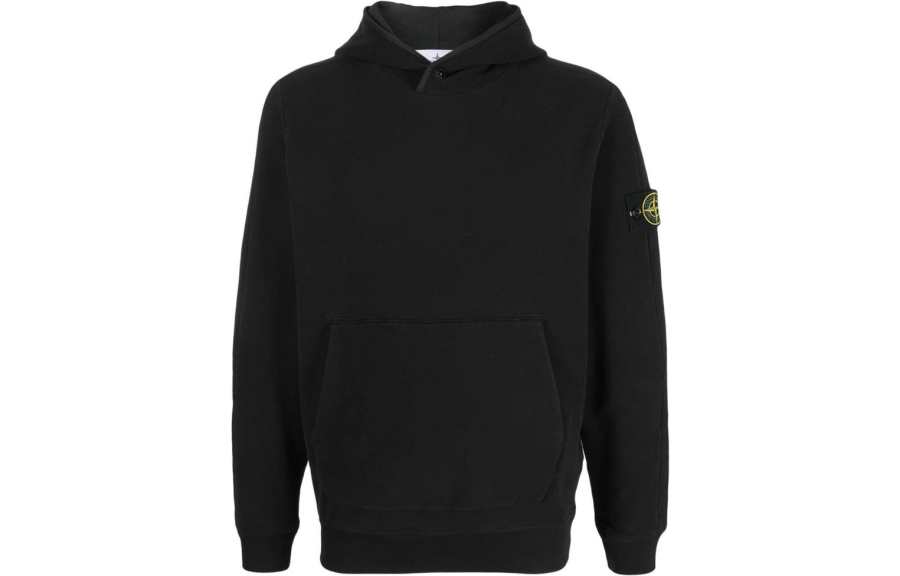 STONE ISLAND Compass Patch Long Sleeved Hoodie