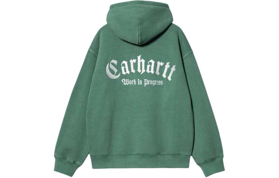 Carhartt WIP Logo Embroidered Drawstring Hoodie