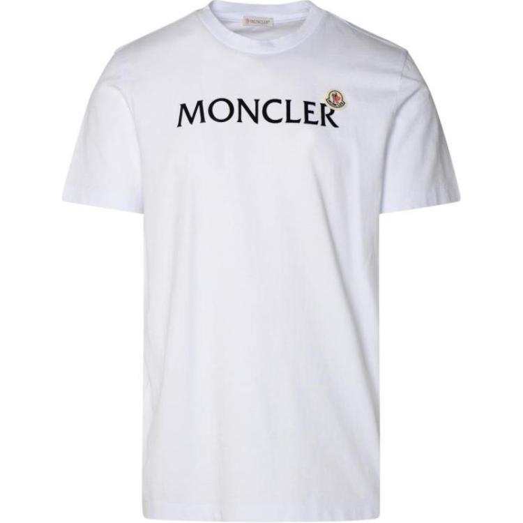 Moncler Flocked Crewneck T-Shirt