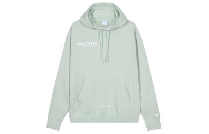 Nike Nike Sweatshirts Men's Light Green Hooded Moderate Regular