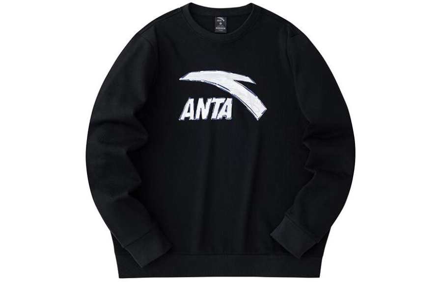 ANTA Anta Life Collection Sweatshirt Unisex Basic Black Gray