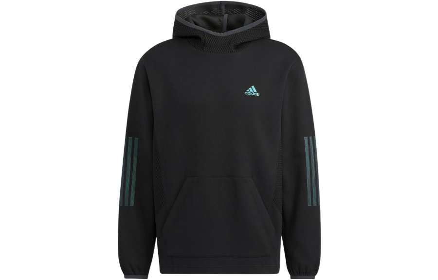 Adidas Adidas Sweatshirts Men's Black Hooded Moderate Regular