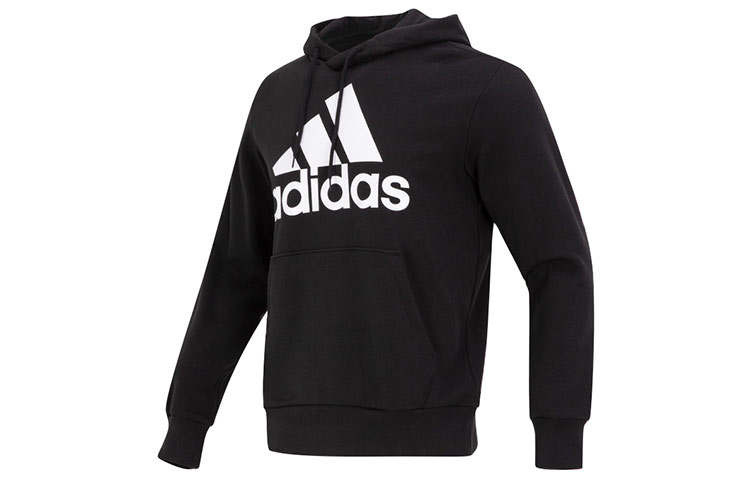 Adidas Adidas Sweatshirts Men's Black Hooded Moderate Regular