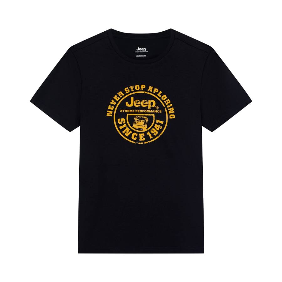 Jeep T Shirts Men's Crew Neck Thin Other