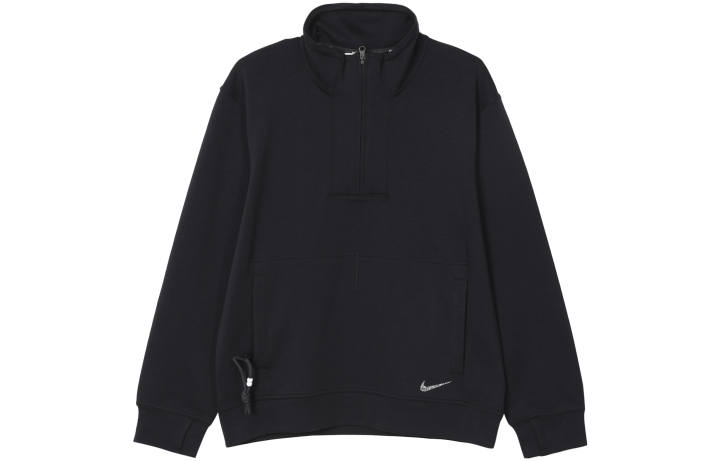 Nike Nike Sweatshirts Men's Black Stand Collar Moderate Regular