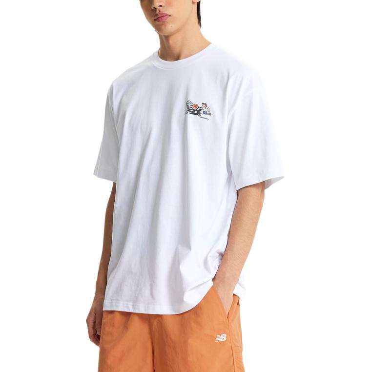 New Balance New Balance SEMI Over FITUNI NB BOY T Shirt Men's 10 White