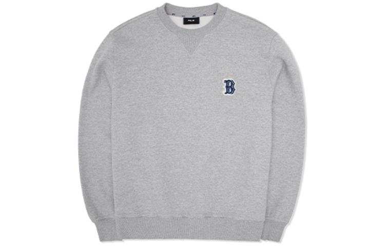 MLB MLB Boston Red Sox Sweatshirts Unisex Gray Crew Neck Thickened Regular