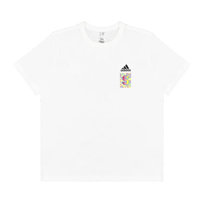 Adidas Adidas T Shirts Unisex White Crew Neck Moderate Straight Fit