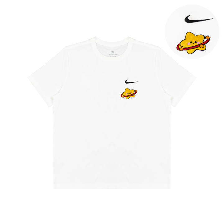 Nike Nike T Shirts Unisex White Crew Neck Moderate Straight Fit