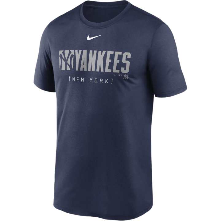 Nike Nike T Shirts Men's Marine Blue Crew Neck Moderate