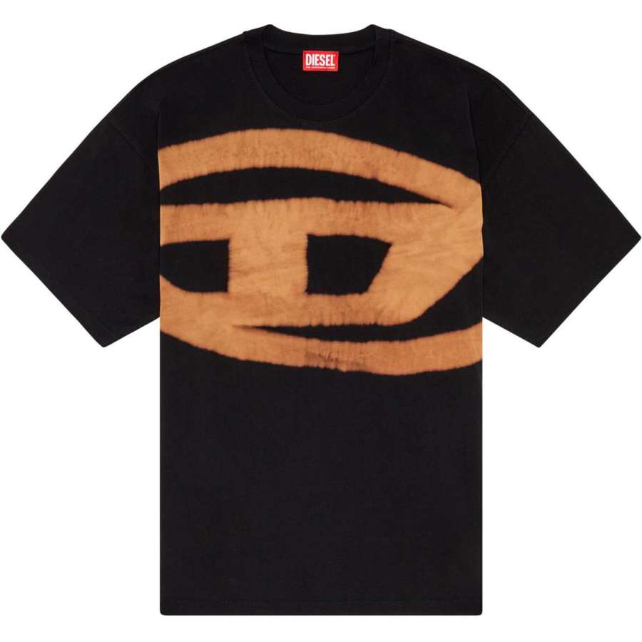 DIESEL T Boxt Bleach Oval D Logo T Shirt
