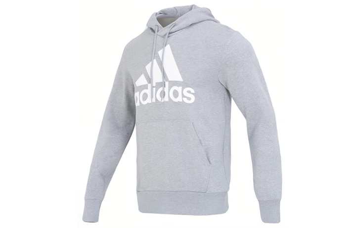 Adidas Adidas Free Shipping With AdiClub Essentials Big Logo Regular Fleece Hoodie
