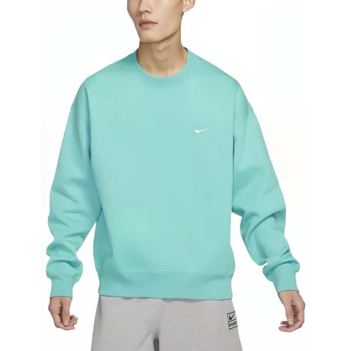 Nike Nike Sweatshirts Men's Cyan Crew Neck Moderate Regular