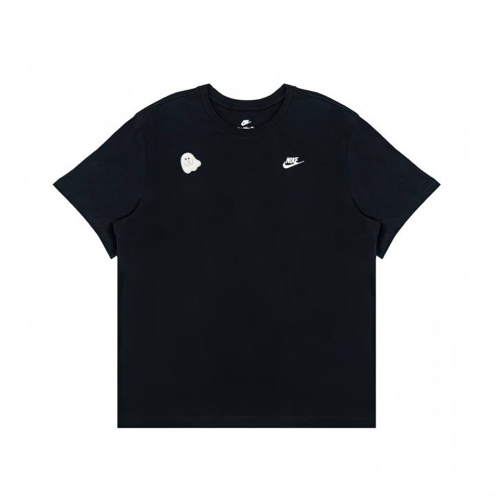 Nike Nike T Shirts Unisex Black Crew Neck Moderate Straight Fit