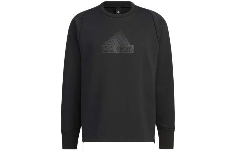 Adidas Adidas Authentic Healing Collection Sweatshirts Men's Black Crew Neck Moderate Regular