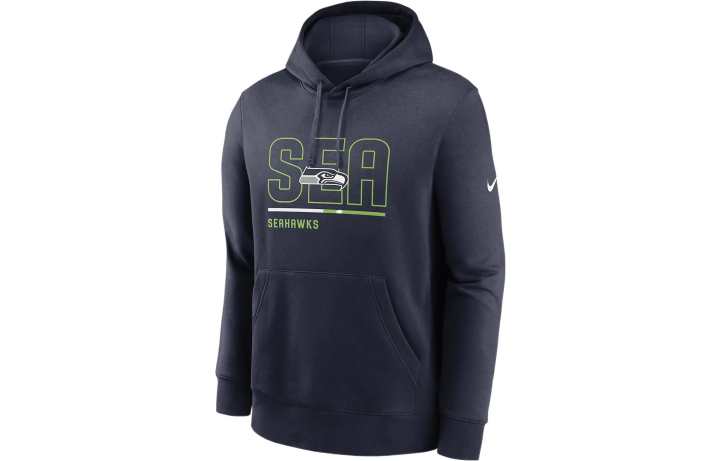 Nike Nike Sweatshirts Men's Navy Blue Hooded Moderate Regular