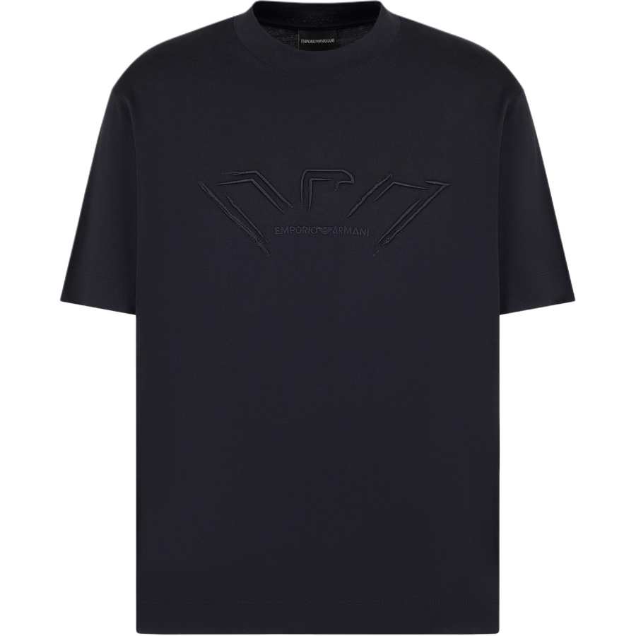 Emporio Armani logo-raised jersey T-shirt