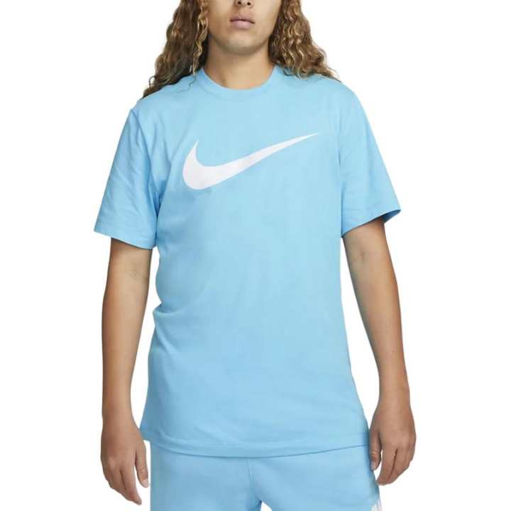 Nike Nike T Shirts Men's Blue Crew Neck Moderate Straight Fit
